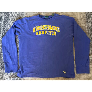 Vintage y2k Abercrombie and fitch long sleeve purple size large